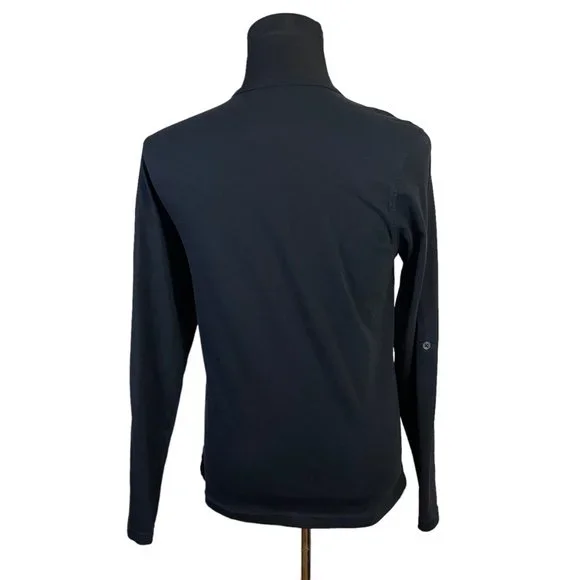 Buckle Black | Men's Athletic Fit Double Front Pockets Long Sleeve Shirt Small - Picture 4 of 6